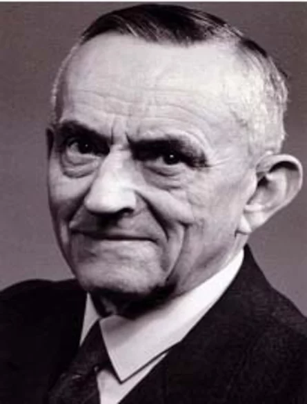 Schwarzweiß-Portrait von Franz Schensky